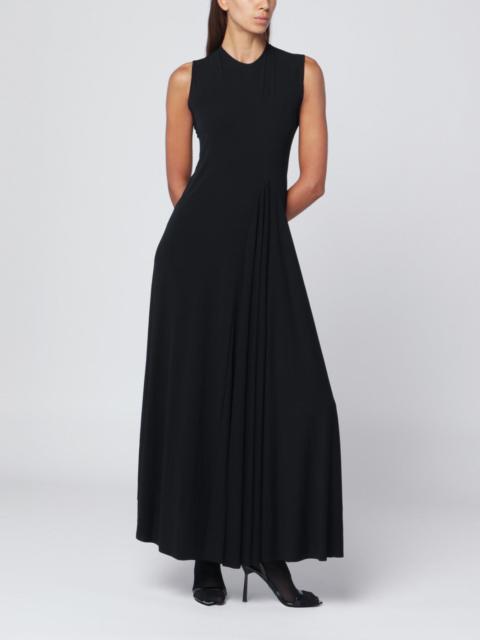 BALENCIAGA Black sleeveless long dress