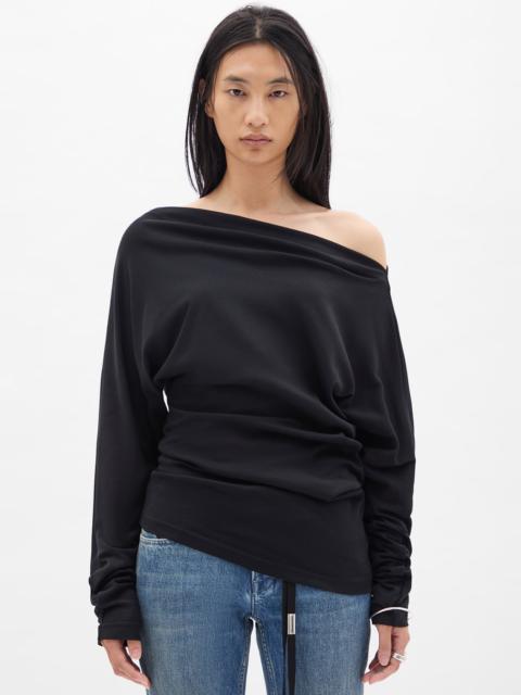 Ann Demeulemeester Roos Bias Cut Drop Shoulder Top