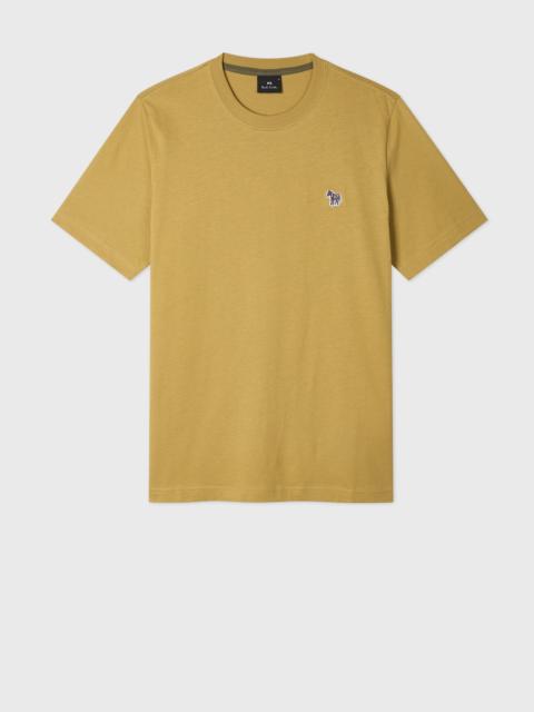 Paul Smith Yellow Organic Cotton Zebra Logo T-Shirt