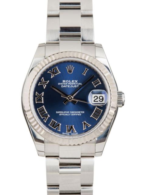 Rolex Datejust 178274 Blue Roman Dial