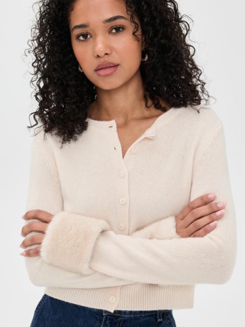 Reformation Clara Cashmere Crew Cardigan