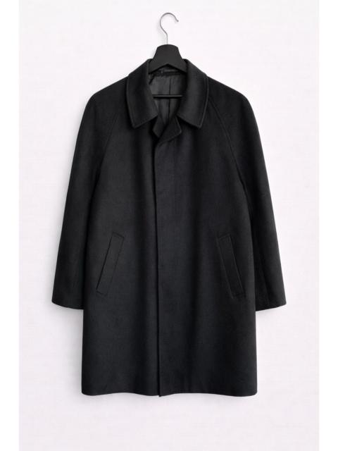 Other Designers Vintage Black Cashmere Overcoat – 100% Cashmere Wool