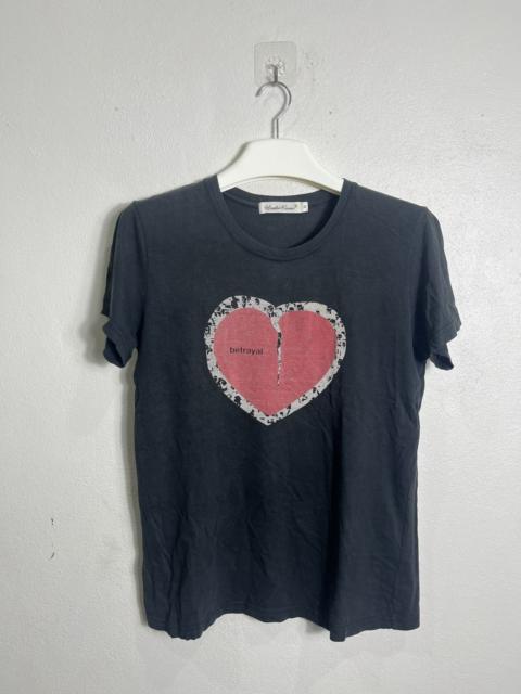 UNDERCOVER Broken Heart Betrayal Undercover Tee