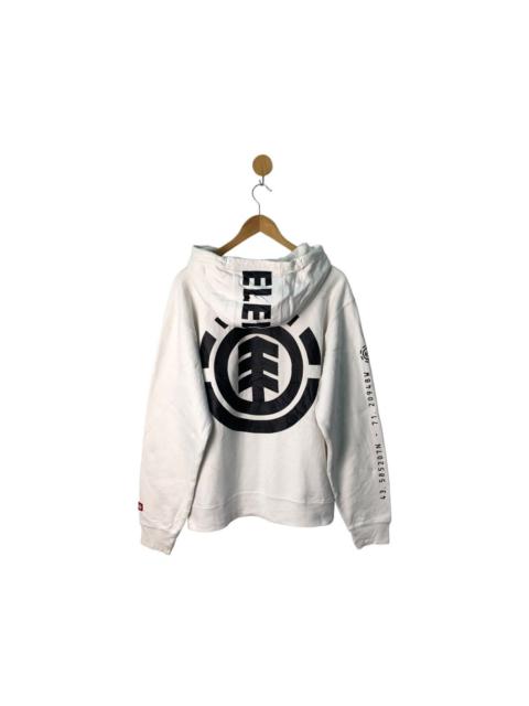 Other Designers Vintage Element Sweatshirt / White Hoodie Element / Big Logo