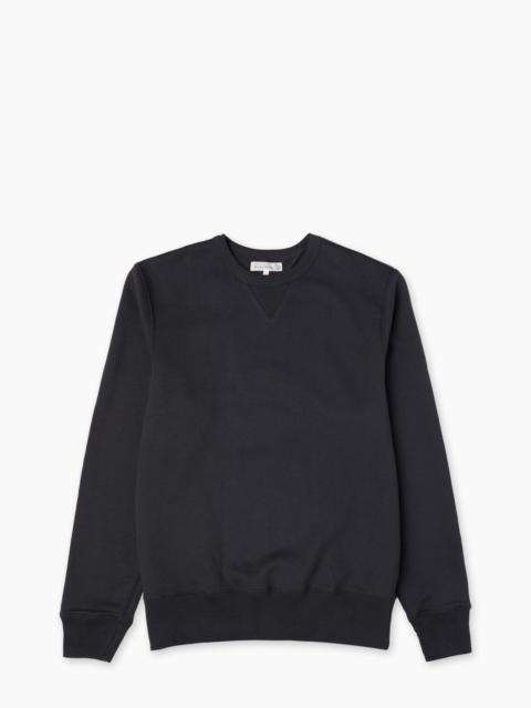 Merz b. Schwanen MERZ B. SCHWANEN 3M46 STURDY LOOPBACK FLEECE SWEATSHIRT CHARCOAL