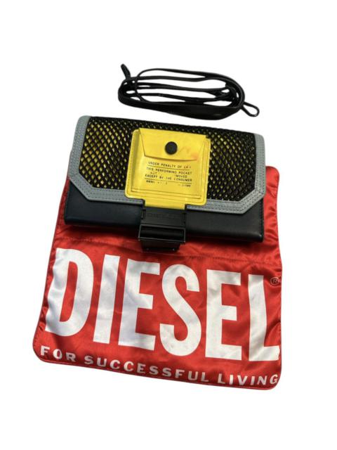 Diesel Miss-Match Crossbody/Clutch Yellow/Black Bag
