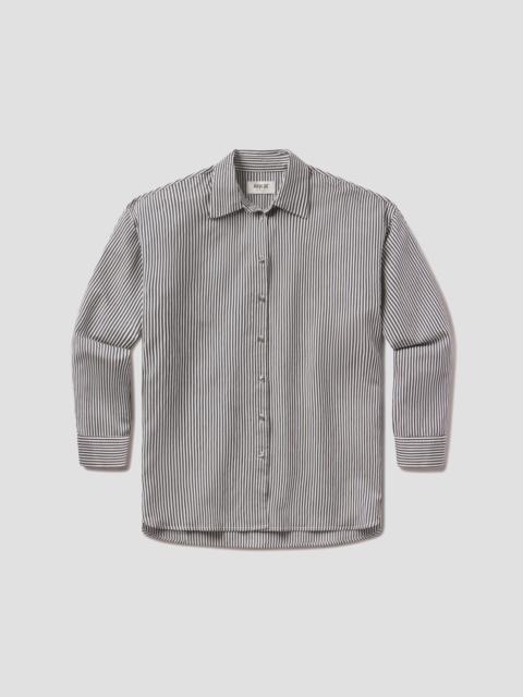 AGOLDE BRONA SHIRT IN SOLENE STRIPE