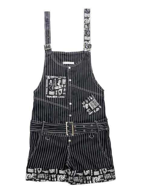 Other Designers Japanese Brand - DOPE Ladies Jumpsuit ACDC RAG Printed Vintage Rock Band