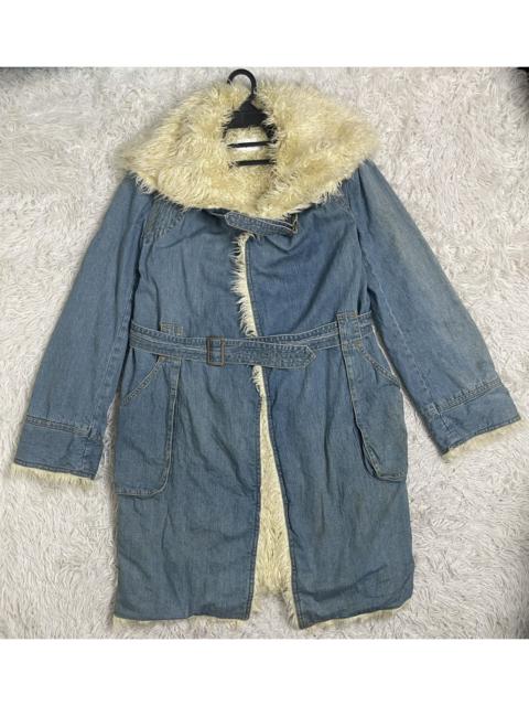 Other Designers Tsumori Chisato Faux fur denim coat the jacket