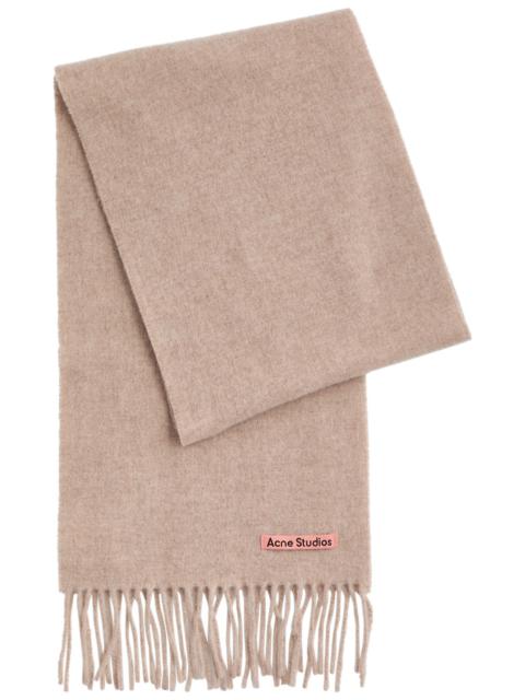 Acne Studios Logo Wool Scarf