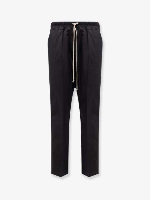Rick Owens Rick Owens Drawstring Long Certified Cotton Trousers
