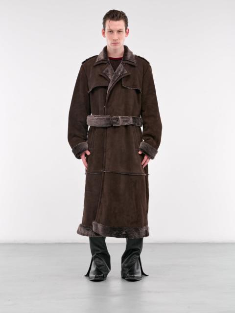 LUDOVIC DE SAINT SERNIN Deborah Long Shearling Coat