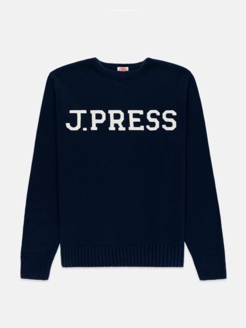 J. PRESS J. PRESS "TAKE IVY" VARSITY BOATNECK SWEATER