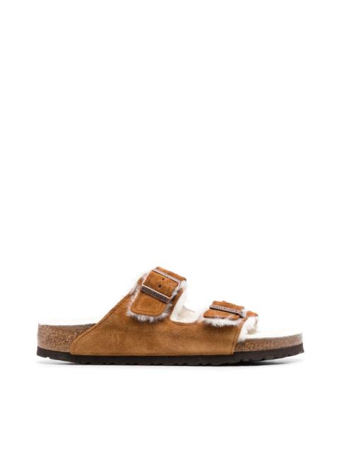 BIRKENSTOCK Arizona Shearling suede sandals