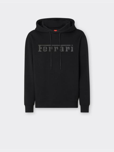 Ferrari Scuba knit sweatshirt with contrast Ferrari logo