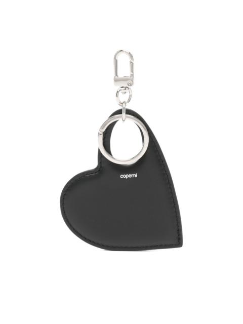 COPERNI heart-shaped leather keyring