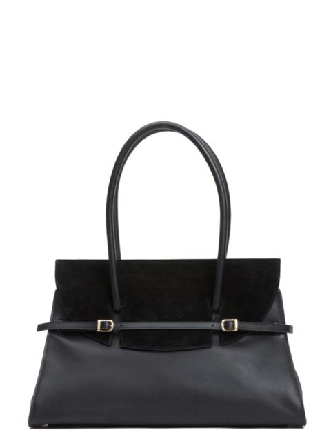 SIMKHAI River Mini Suede Handle Bag - Black