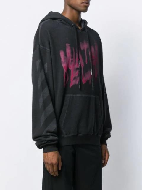 Off-White Off-White - F/W 19 - Diag Vintage Over Hoodie