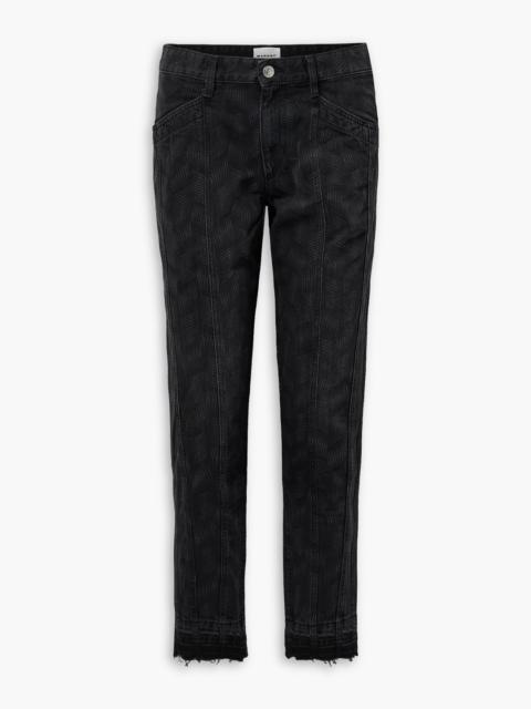 Isabel Marant Étoile Sulanoa mid-rise straight-leg jeans