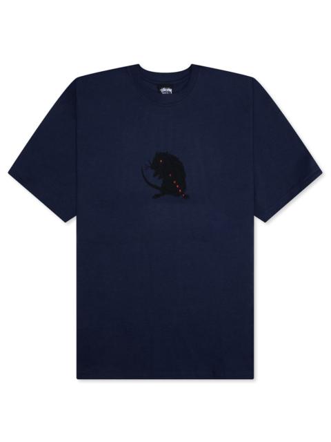Stüssy LONG RANGE TEE - NAVY