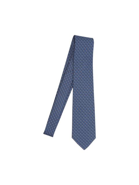 FERRAGAMO Ferragamo Men Equestrian Print Silk Tie
