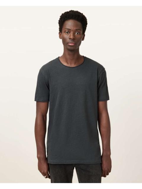 ALLSAINTS FIGURE CREW NECK RAW EDGE T-SHIRT