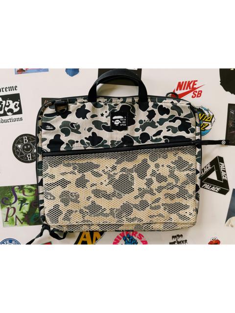 A BATHING APE® Vintage Y2K Bape A Bathing Ape Psyche Camo Laptop Bag