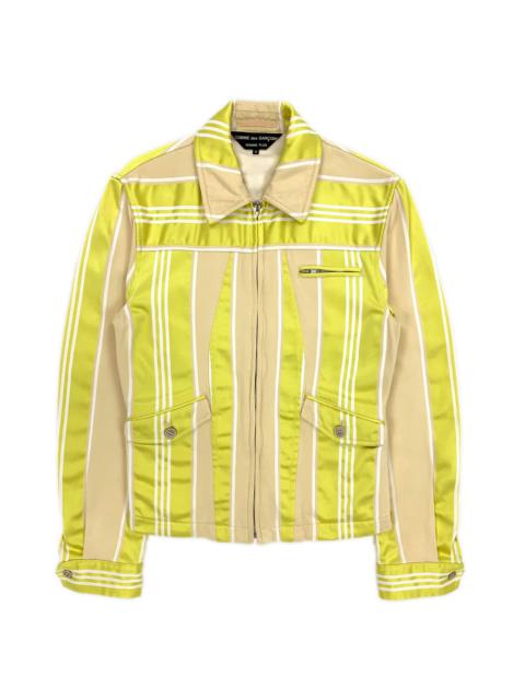 Comme des Garçons Homme Plus SS00 Shiny Striped Cotton Jacket