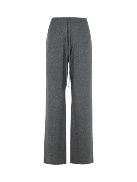 Grey Wool Blend Joggers