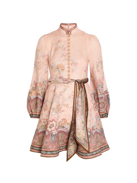 cascadian lace mini dress ZIMMERMANN Cascadian Lace Mini Dress | Neutrals