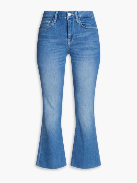 FRAME Le Crop Mini Boot cropped mid-rise bootcut jeans
