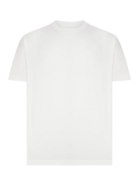 Etro Etro Men Rome Cotton T-Shirt With Embroidered Logo