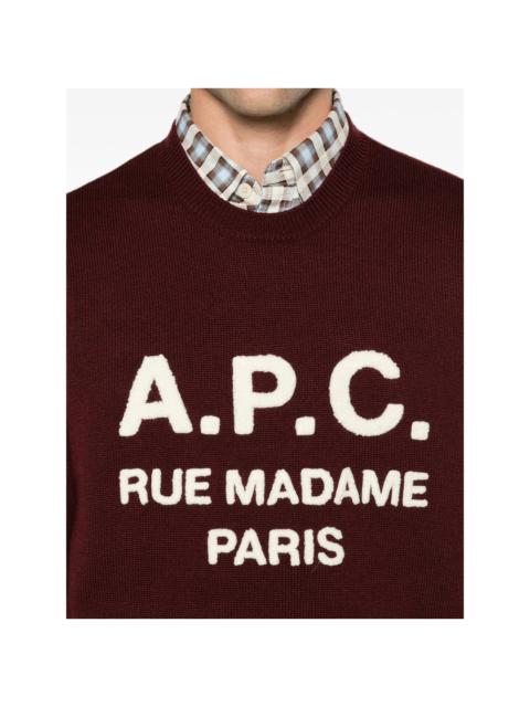 A.P.C. A.P.C. Red Sweaters & Knitwear - Jumpers Men