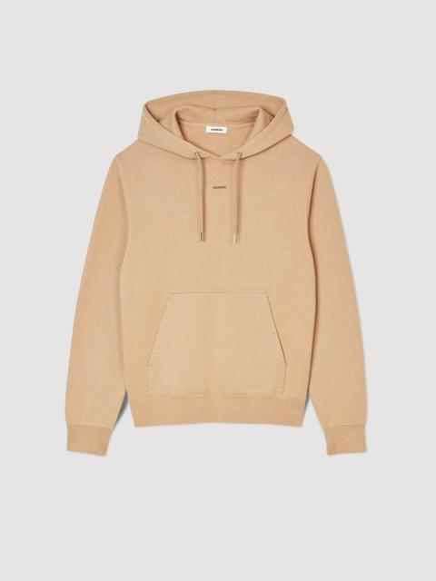 Sandro EMBROIDERED HOODIE