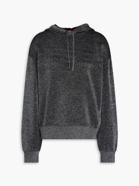 Missoni Metallic knitted hoodie