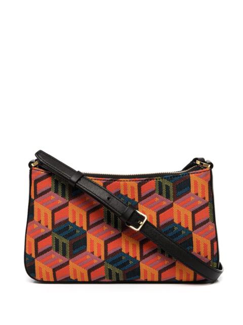 MCM mini cubic-monogram shoulder bag