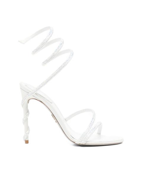 120mm spiral-embellished sandals
