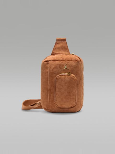 Jordan Jordan Suede Monogram Sling Bag (3L)