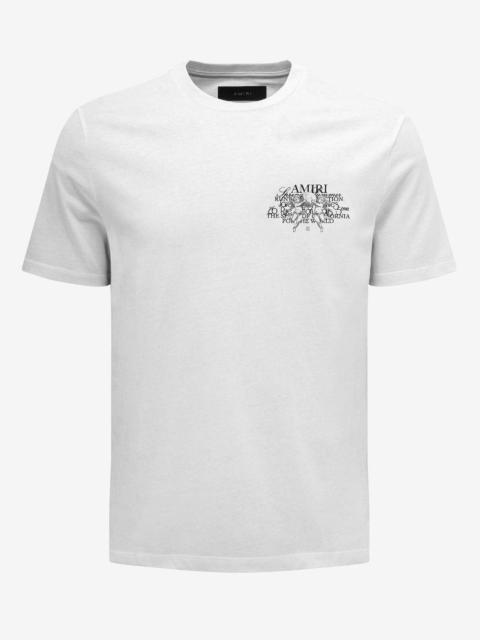 AMIRI White Cherub Text Logo T-Shirt