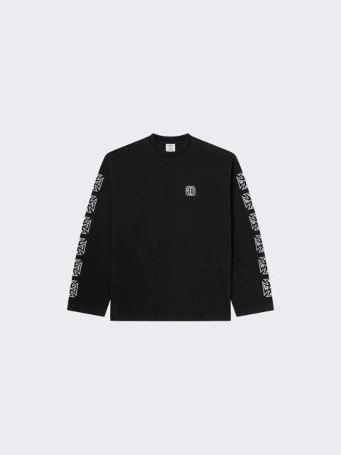 VETEMENTS Biker Cross Sleeves Longsleeve Black