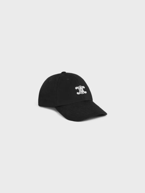 CELINE vivienne cap IN cotton twill