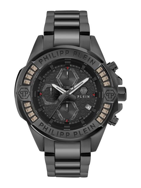 PHILIPP PLEIN PHILIPP PLEIN The $kull Chronograph Bracelet Watch, 44mm in Ip Black at Nordstrom