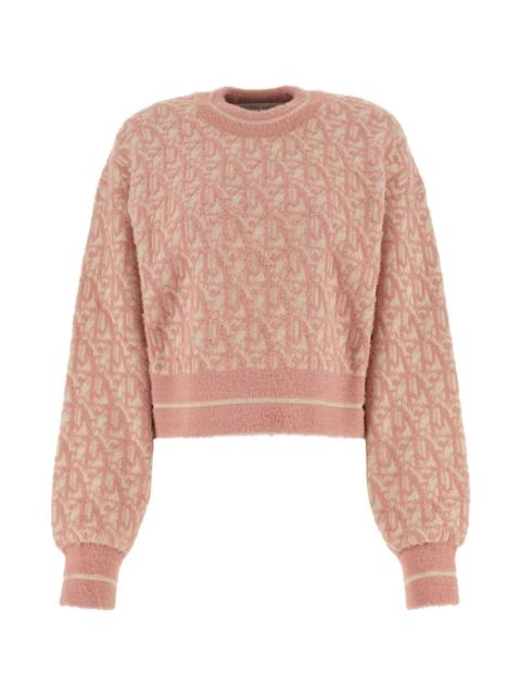 Palm Angels Embroidered Nylon Blend Sweater