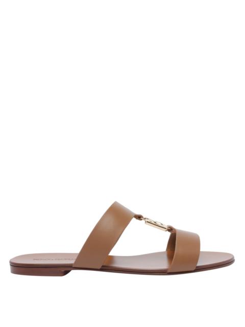 Dolce & Gabbana Dolce&Gabbana Women Leather Dg Logo Sandals