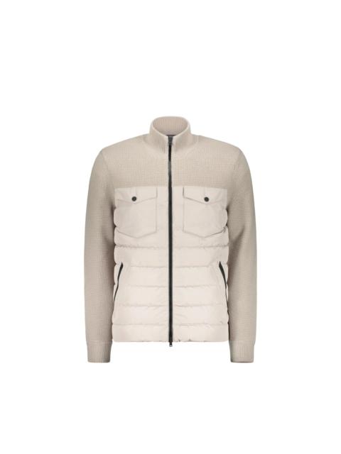 Herno Herno Padded-Panel Knitted Jacket Men