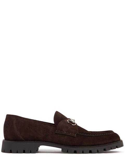 Sylke suede leather loafers