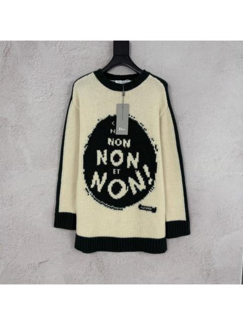 Dior Christian Dior 2018 'C'est Non' Knit Sweater