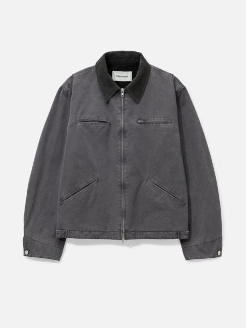 Tonywack GARMENT WASHED ZIP WORK JACKET