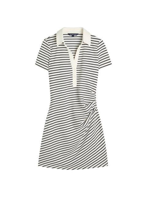 VERONICA BEARD Veronica Beard Lanier Striped Piqué Mini Dress
