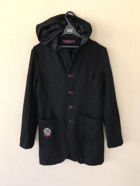 Other Designers Japanese Brand - H.NAOTO H.ANARCHYISM ANACTC SCHOOL PATCH LOGO LONG JACKET